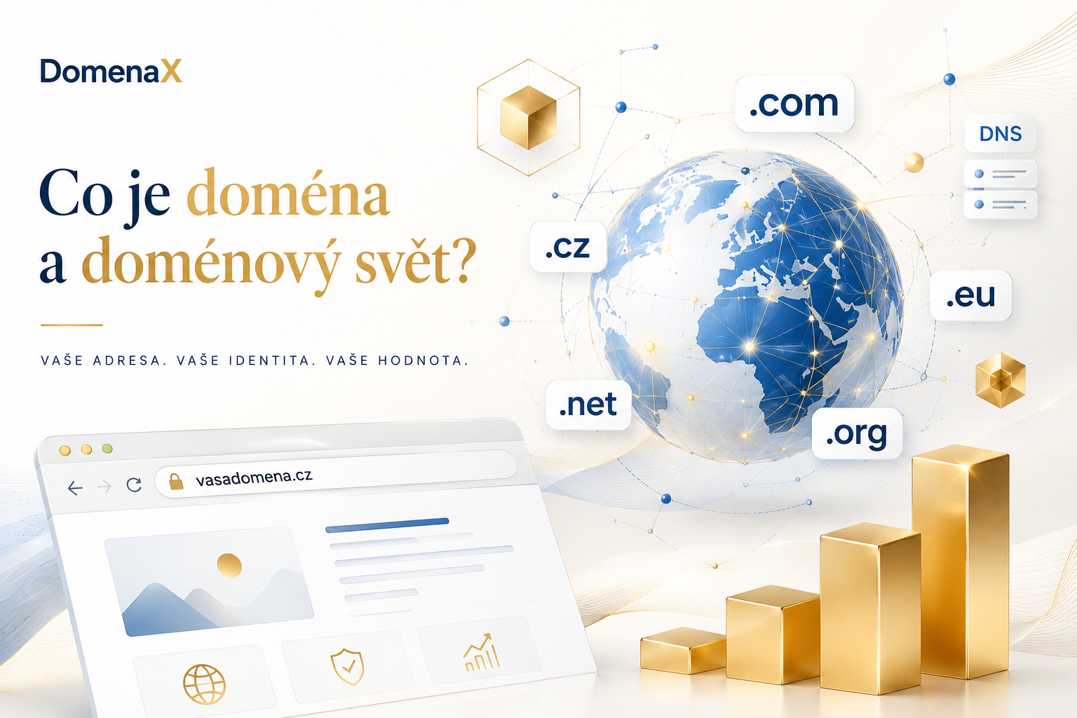 Co je doména a jak funguje doménový svět | DomenaX
