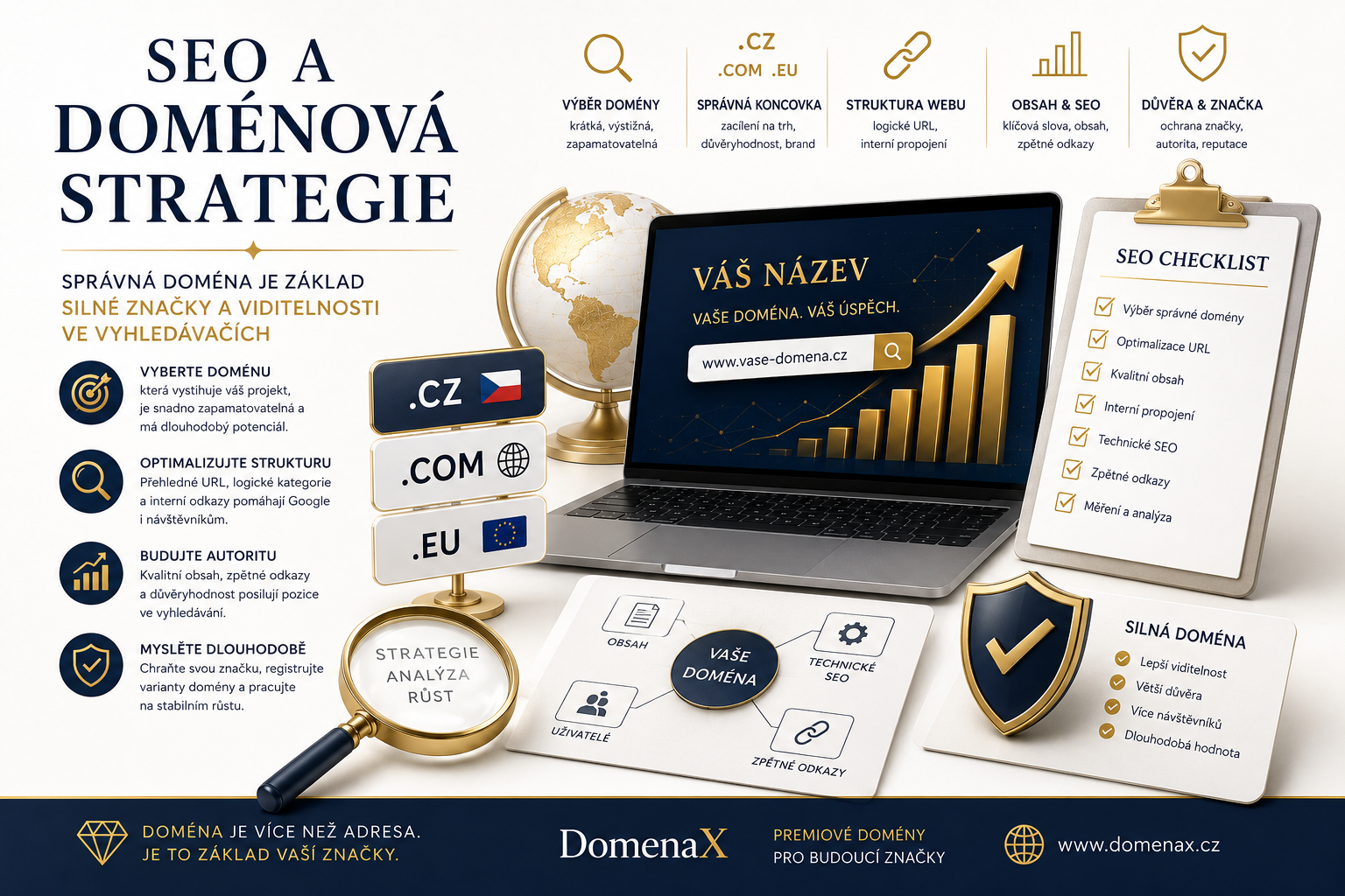 SEO a doménová strategie: jak vybrat doménu | DomenaX